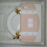 Bolsa c/ alça - Rosa e branco